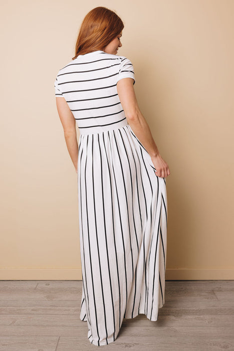 Lizzie Striped Maxi Dress