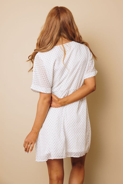 Laney Polka Dot Babydoll Dress