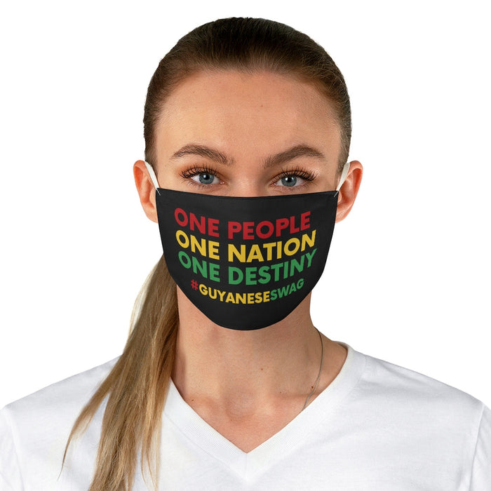 Guyanese Swag Guyana Motto Face Mask