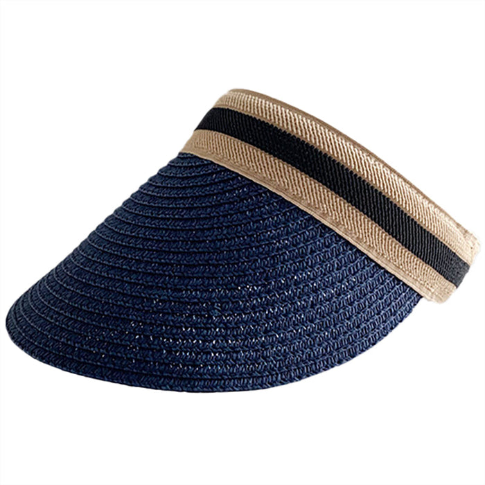 Women's Summer Empty Top Sun Protection Straw Hat