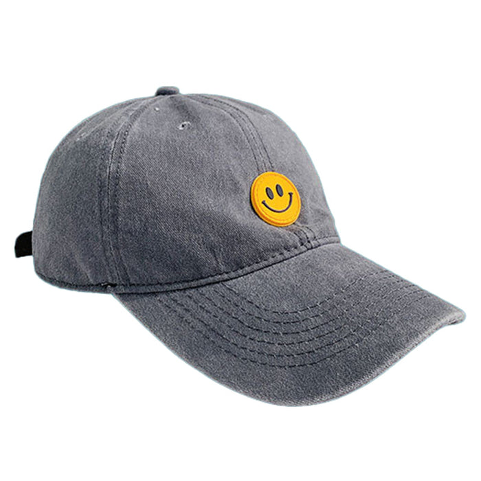 Unisex Vintage Smiley Baseball Cap Adjustable