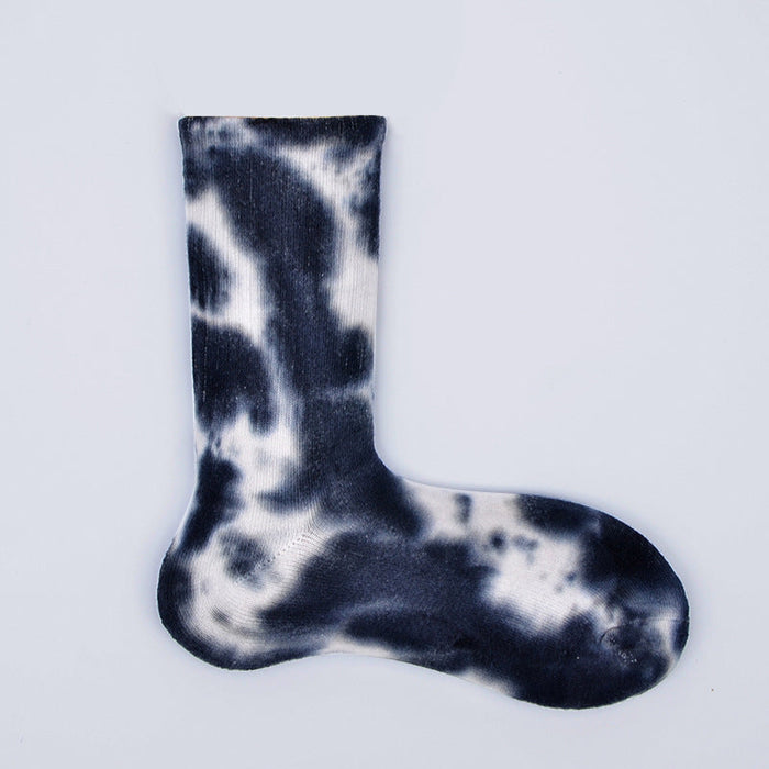 Couple Terry Thick Tie-Dye Sports Socks