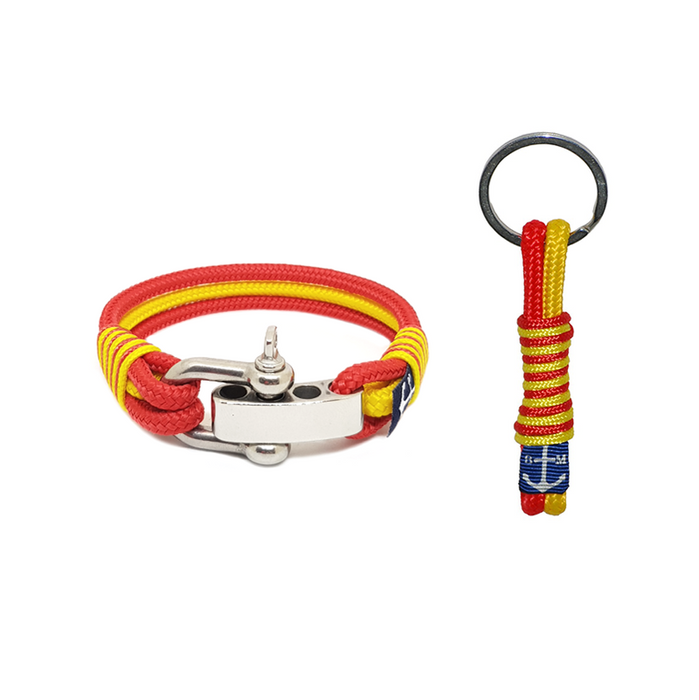 Manchester United Nautical Bracelet and Keychain