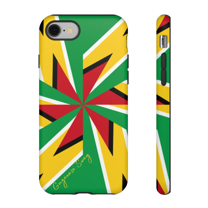 Guyanese Swag Guyana Artistic Flag Phone Tough Case