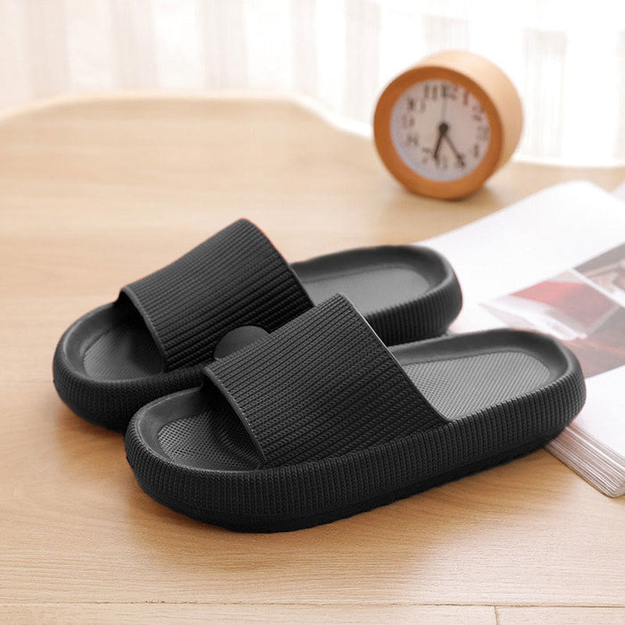 Unisex couple thickened slippers