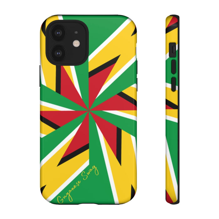 Guyanese Swag Guyana Artistic Flag Phone Tough Case