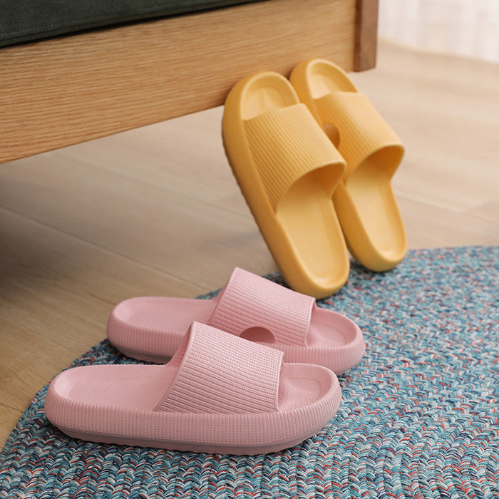 Unisex couple thickened slippers