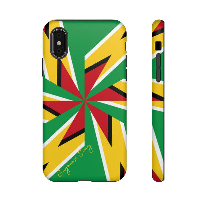 Guyanese Swag Guyana Artistic Flag Phone Tough Case