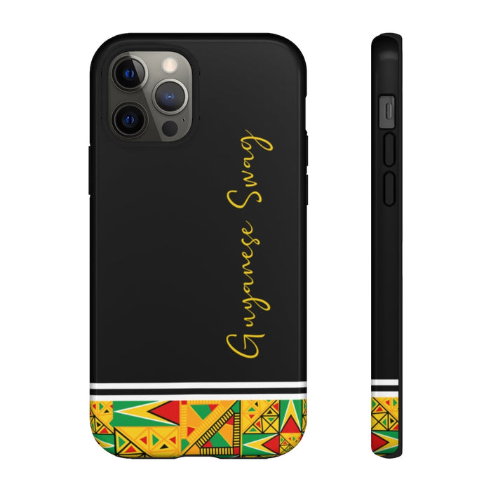 Guyanese Swag Guyana Tribal Print Tough Phone Case