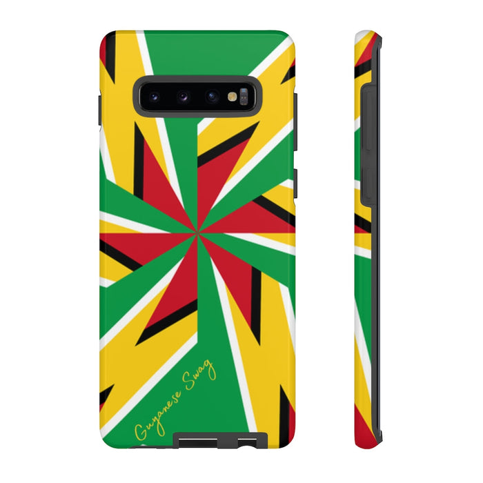 Guyanese Swag Guyana Artistic Flag Phone Tough Case