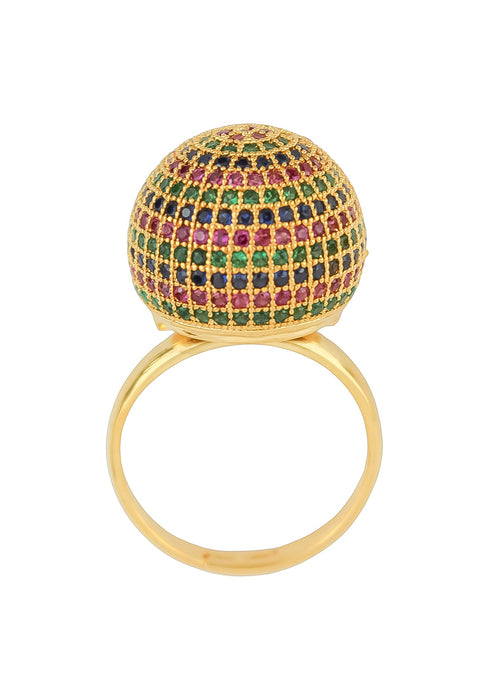 Aurosphere Statement Ring by Bombay Sunset