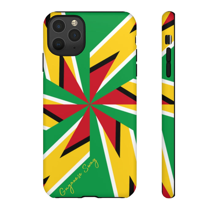 Guyanese Swag Guyana Artistic Flag Phone Tough Case