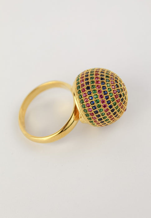 Aurosphere Statement Ring by Bombay Sunset