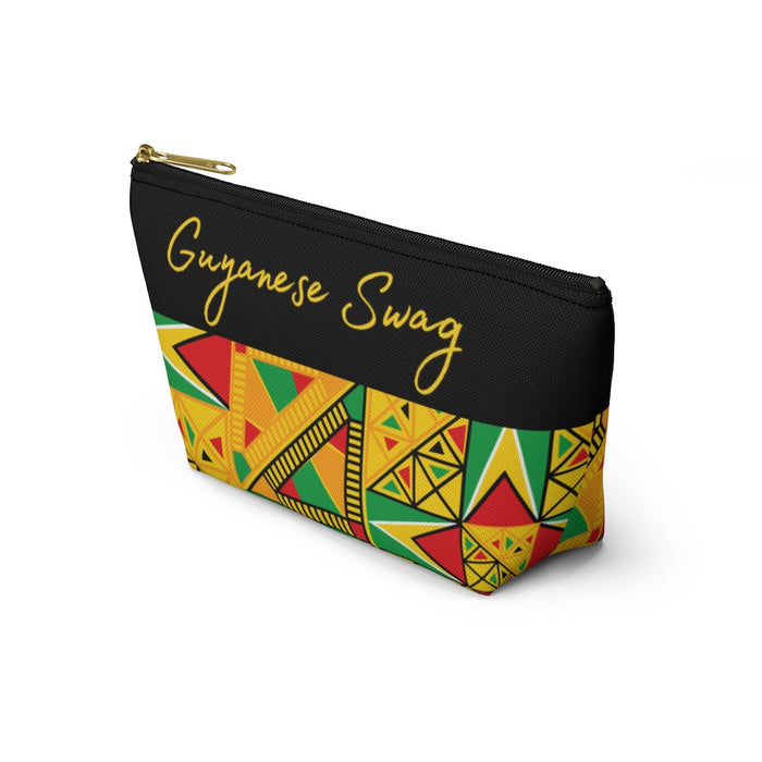 Guyanese Swag Guyana Tribal Print Accessory Pouch w T-bottom