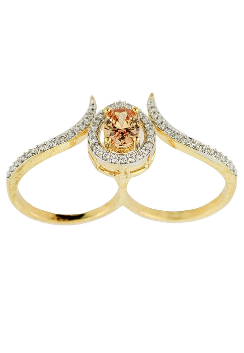 Bari Double Ring by Bombay Sunset