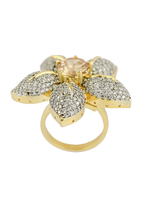 Zircons Lilly Ring by Bombay Sunset
