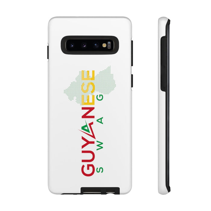 Guyanese Swag Guyana Map Phone Tough Cases (White)