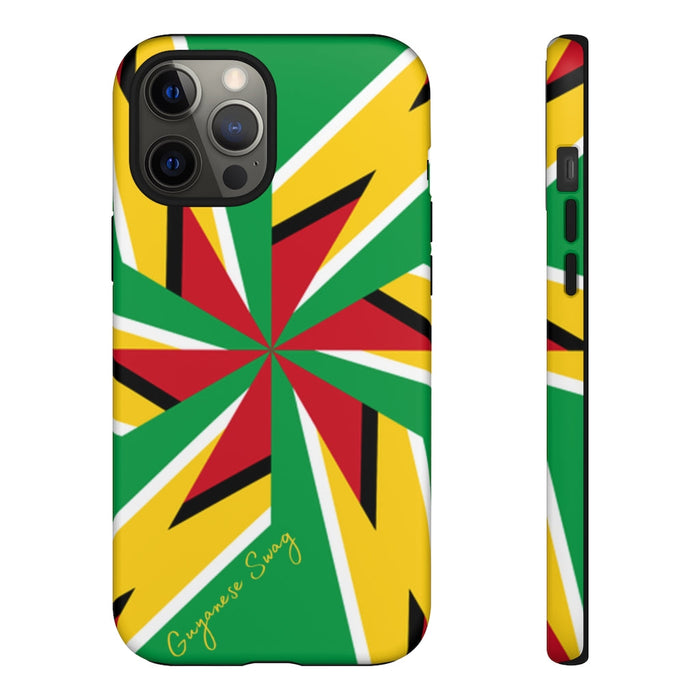 Guyanese Swag Guyana Artistic Flag Phone Tough Case