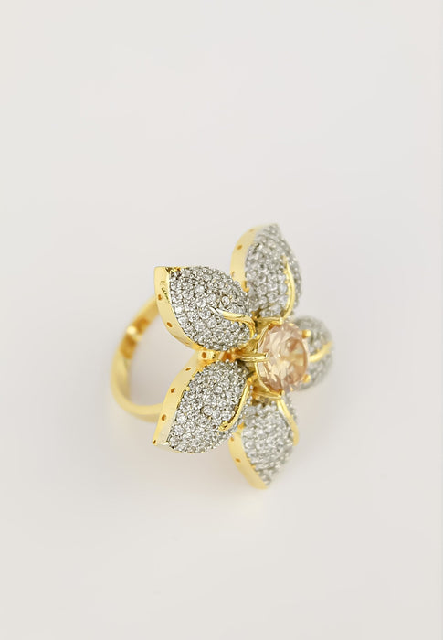 Zircons Lilly Ring by Bombay Sunset