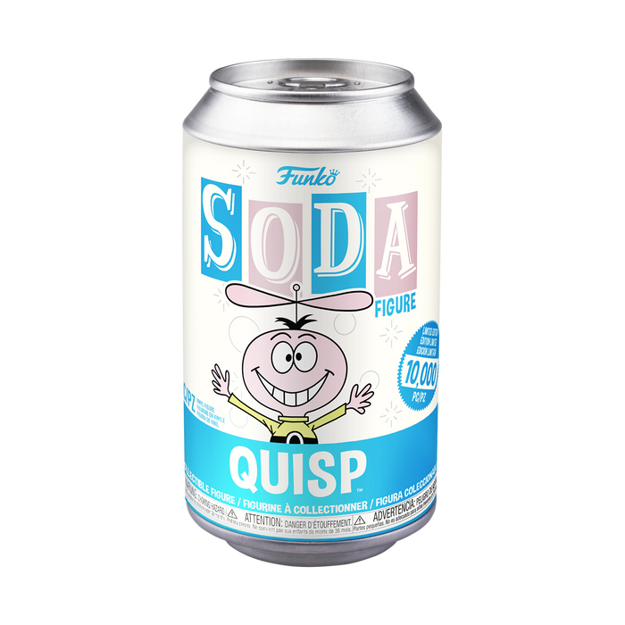 Funko Vinyl SODA: Quaker - Quisp with 1/6 Chance of Glow Chase Limited Edition