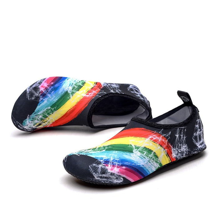 Unisex Water Shoes-Rainbow