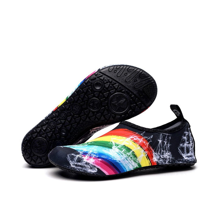 Unisex Water Shoes-Rainbow