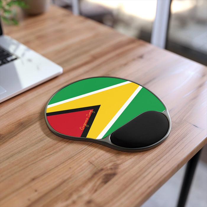 Guyana Flag Mouse Pad With Wrist Rest