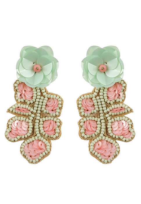 Cha-Cha Pink Earrings by Bombay Sunset