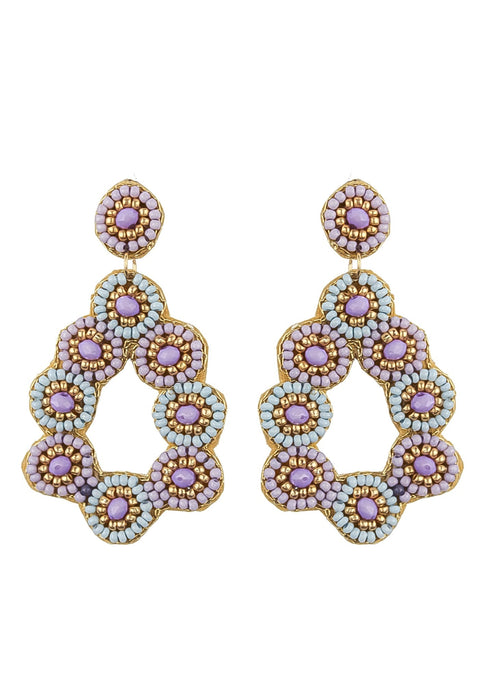 Moa Lavender Earrings by Bombay Sunset
