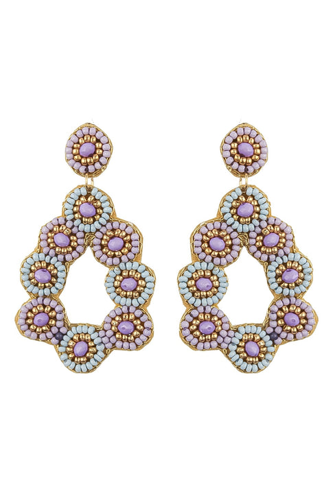 Moa Lavender Earrings by Bombay Sunset