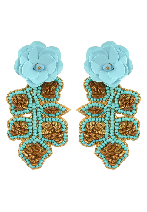 Cha-Cha Turquoise Earrings by Bombay Sunset
