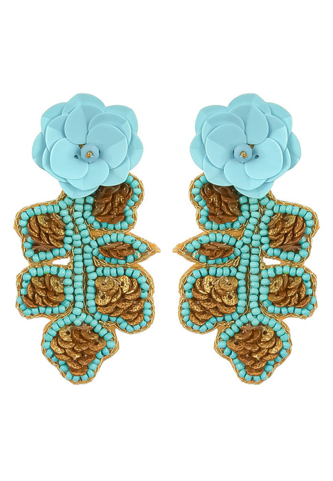 Cha-Cha Turquoise Earrings by Bombay Sunset