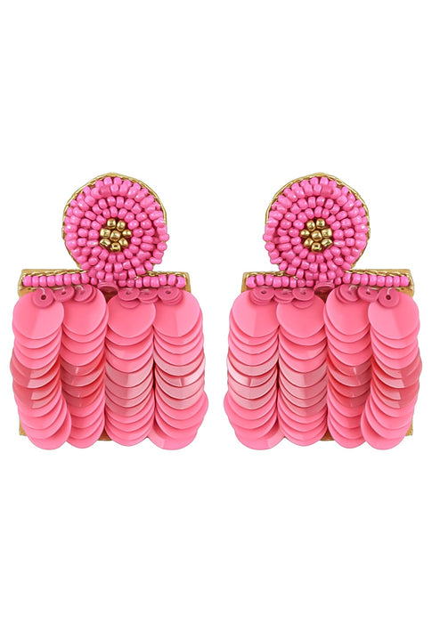 Bolero Pink Earrings by Bombay Sunset