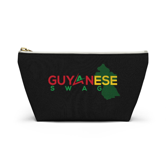Guyanese Swag Guyana Map Accessory Pouch w T-bottom