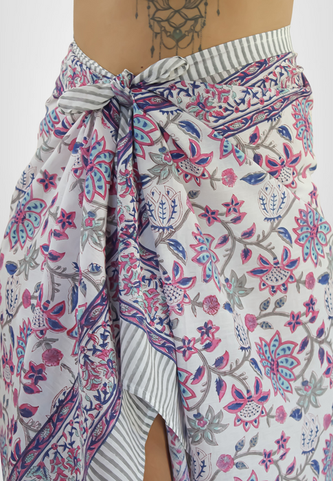 Lavender Daffodil Beach Wrap by Bombay Sunset