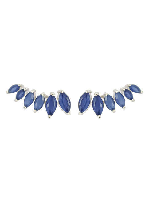 Silver Stepping Earrings by Bombay Sunset