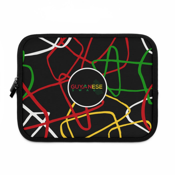 Guyanese Swag Ice Gold Green Laptop Sleeve