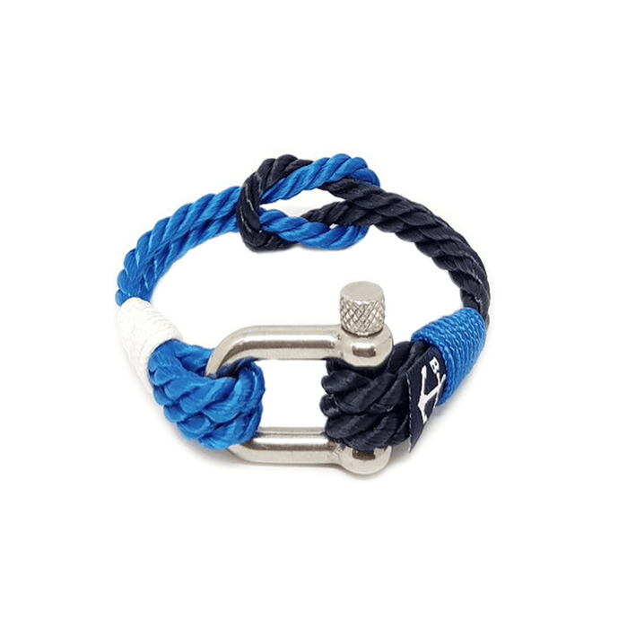 Twisted Blue Rope Nautical Bracelet