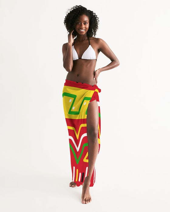 Triangle Guyanese Swag Swimsuit Swim Cover Up