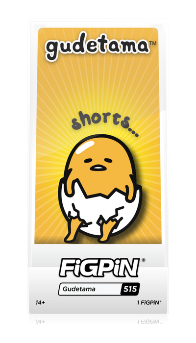 FiGPiN Gudetama [Shorts] #515 Limited Edition 1500