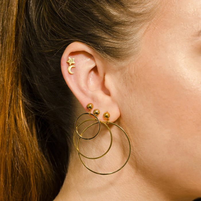 BELLA Hoop Earrings (Available in 3 Sizes)