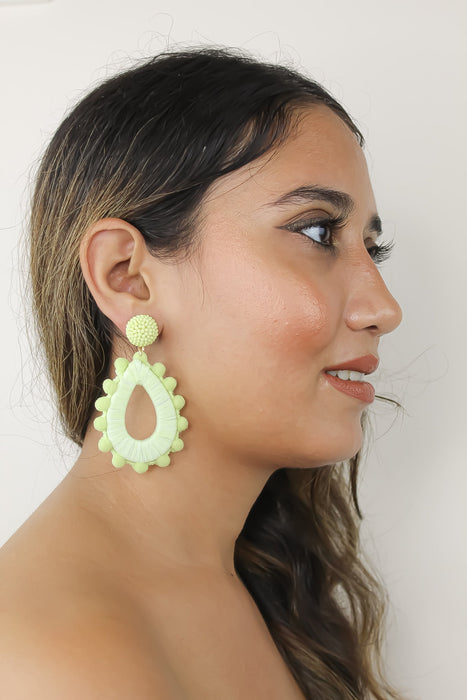 Mayari Lime Earrings by Bombay Sunset