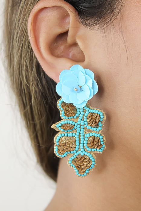 Cha-Cha Turquoise Earrings by Bombay Sunset