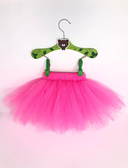 6-12M Baby Tutu Skirt With Soft Princess Crown Headband - 2Pcs Set