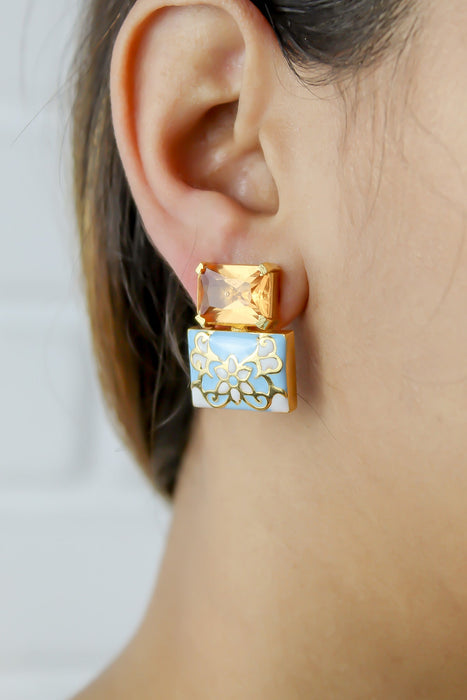 Jaipur Sky Earrings by Bombay Sunset