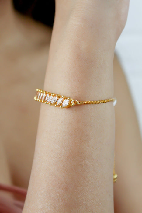 Crystal Spikes Bracelet by Bombay Sunset