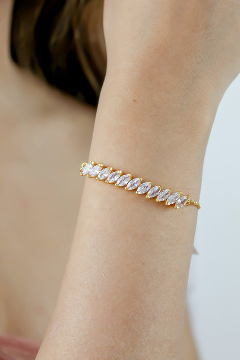 Crystal Spikes Bracelet by Bombay Sunset