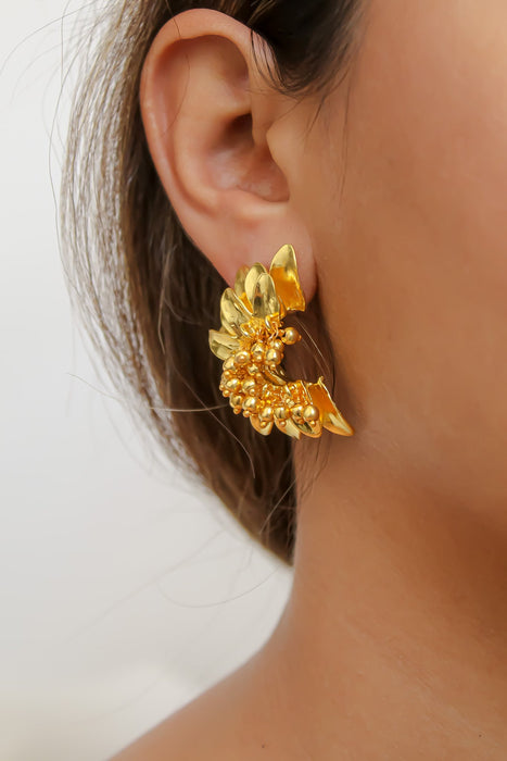 Jaen Sunflower Earrings by Bombay Sunset