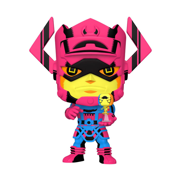 Funko Pop! Jumbo Marvel: Galactus w/ Silver Surfer - Blacklight 10" Previews Exclusive