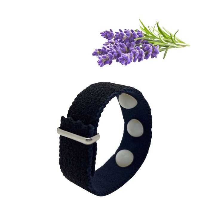 Lavender Scented AcuBracelet- Sleep Aid- Adjustable Anxiety, Nausea Relief